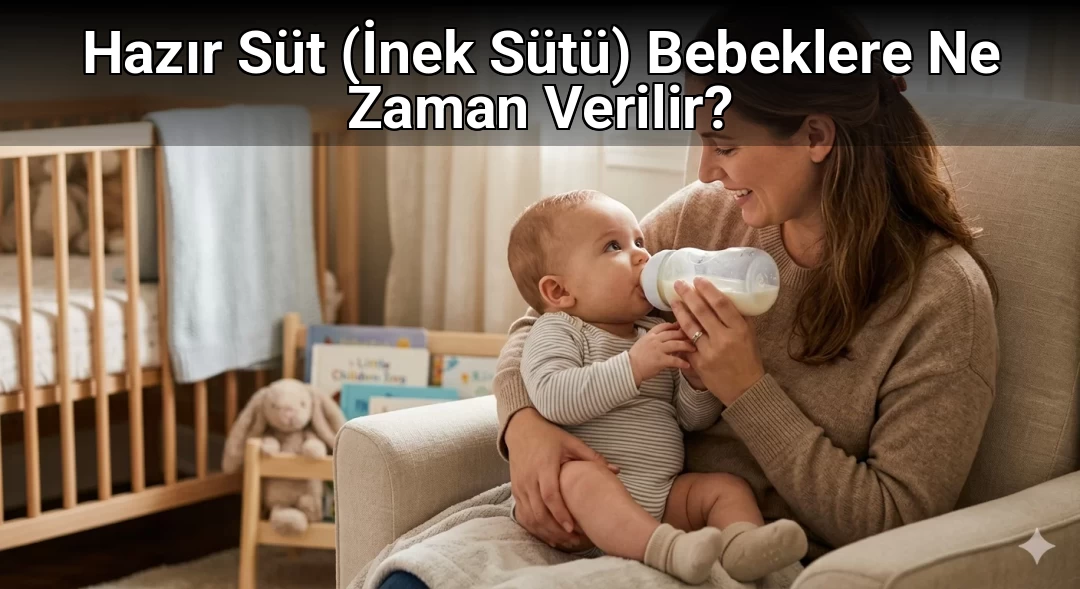Hazır Süt (İnek Sütü) Bebeklere Ne Zaman Verilir?